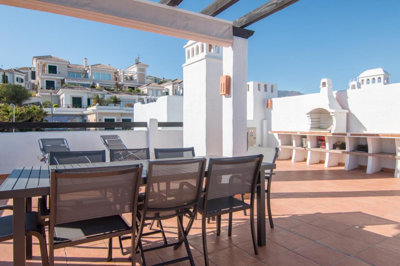 2186-Luxury Sea View Penthouse In Casares Costa Apartment Exterior photo